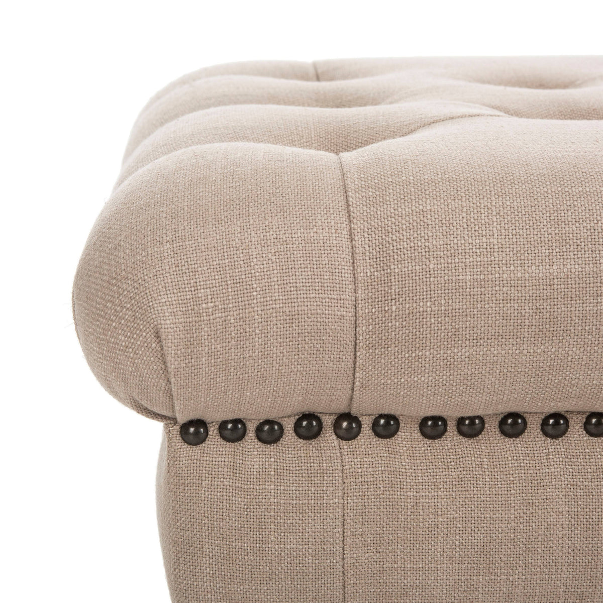 Tufted Bench, Taupe L4200