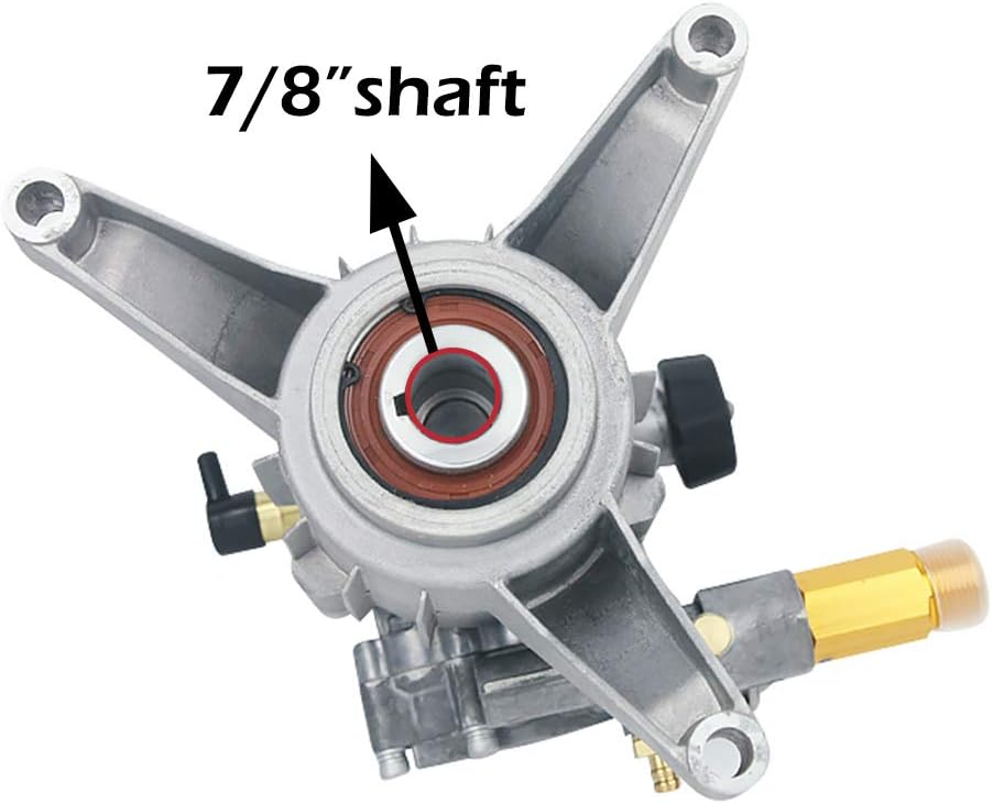 Vertical Pressure Washer Pump, 7/8'' Shaft, 2400-2800PSI F174