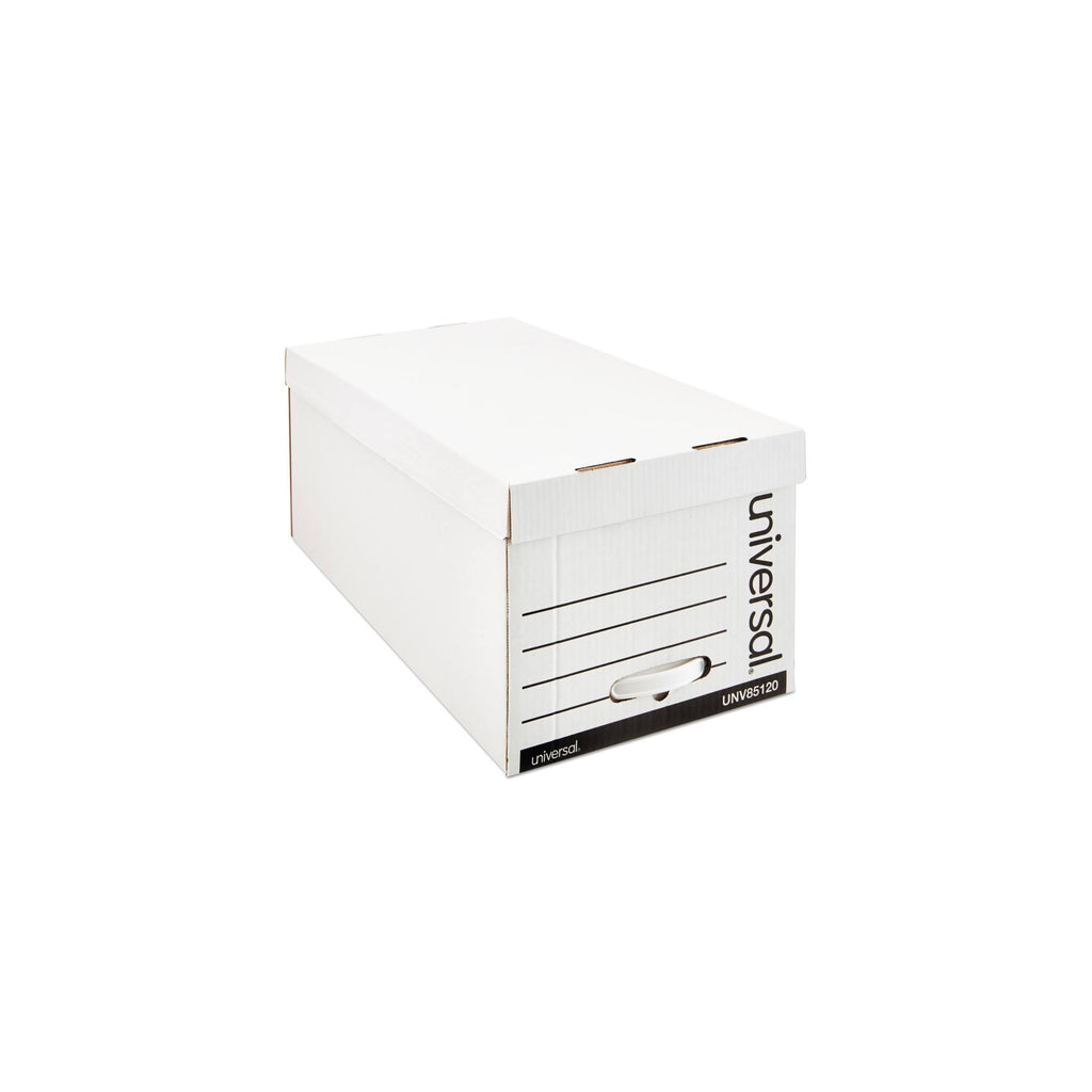 White Fiberboard Storage Box Drawer Files R9521