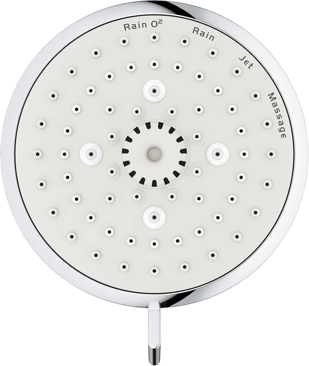 2.5 GPM 4 Spray Shower Head, Starlight Chrome, Pack of 2 K6316
