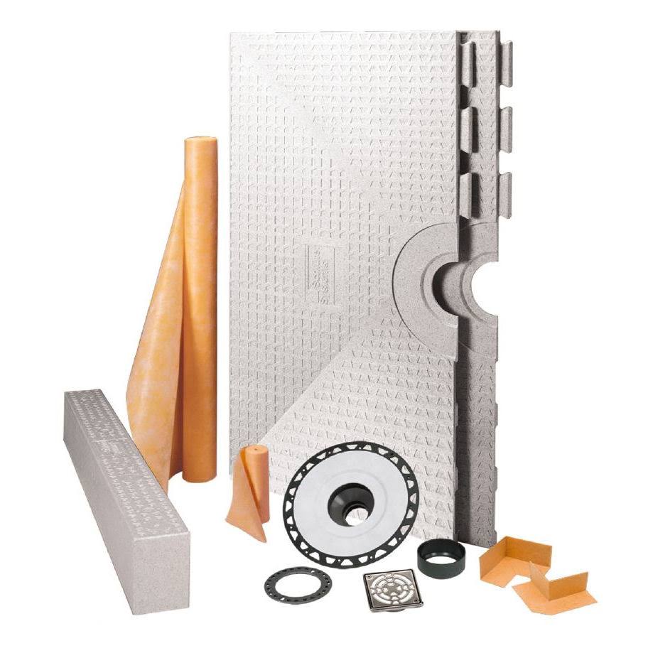 Brushed Brass Styrene Shower Kit T63760