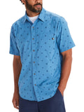 Mens Printed Collar Button-Down Shirt U3816