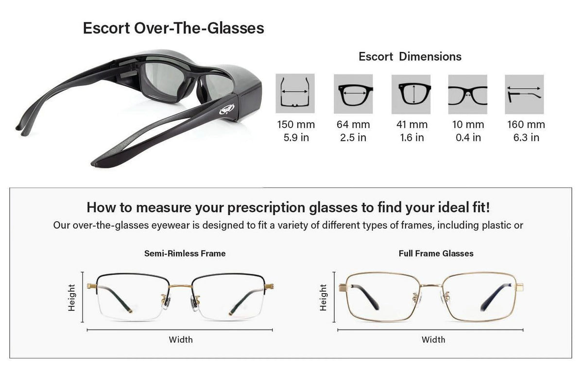 3 Pairs Gloss Black Safety Glasses with Microfiber Pouch D994977