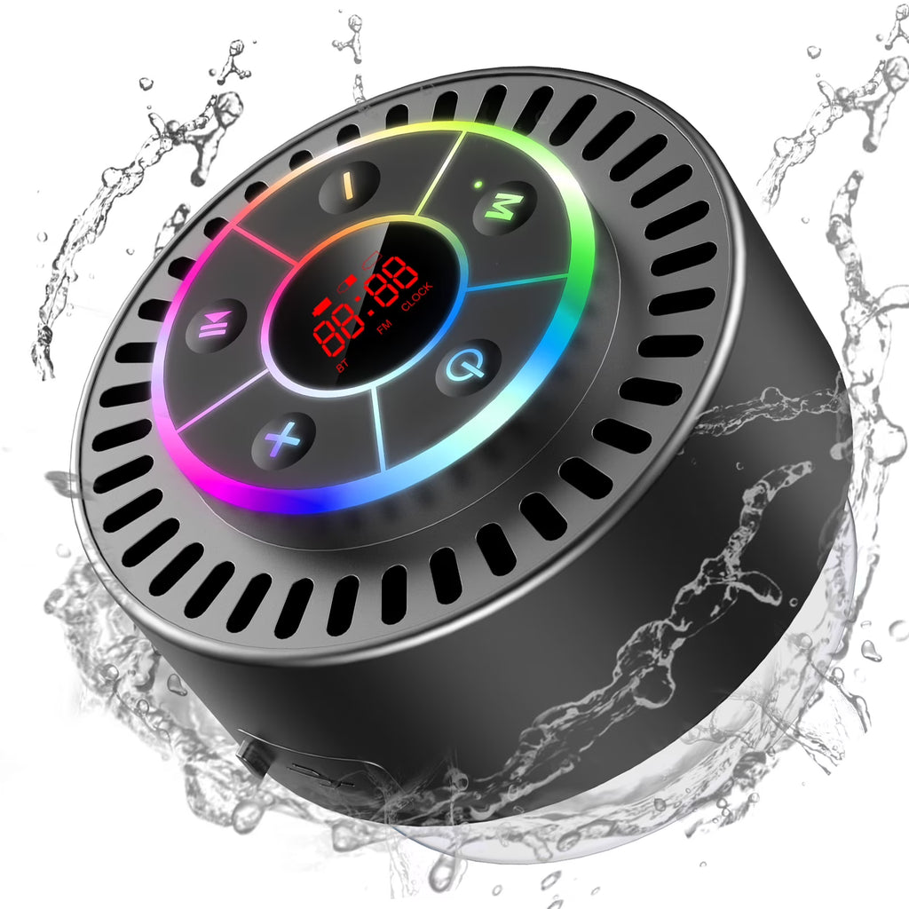 Waterproof BT LED Time Display Speaker M609