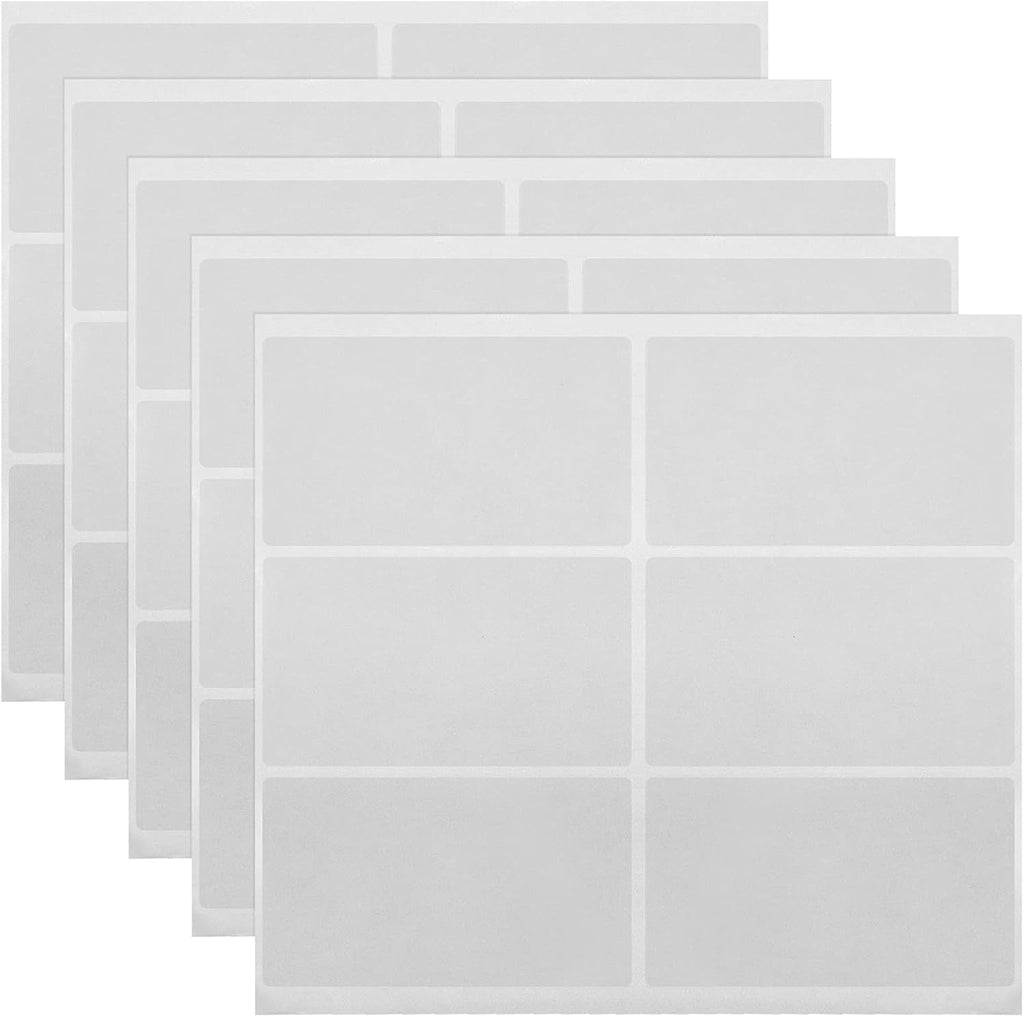30 Pieces Clear Self Stick ID Card Protective Overlay, 2.05 x 3.3 Inch A57869