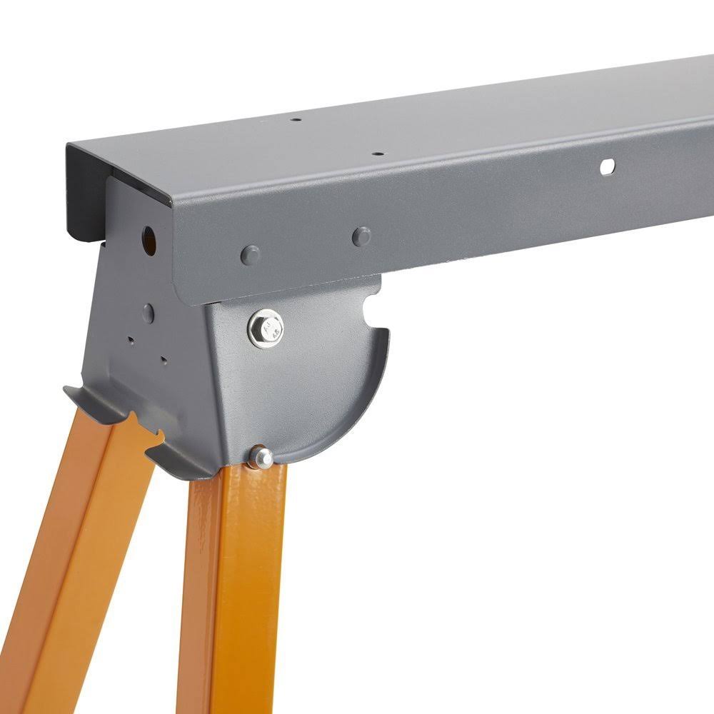 Folding Sawhorse Pair, 33-inch Tall Y19009