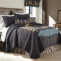Machine Washable Lodge Quilt with Forest Pattern O517739