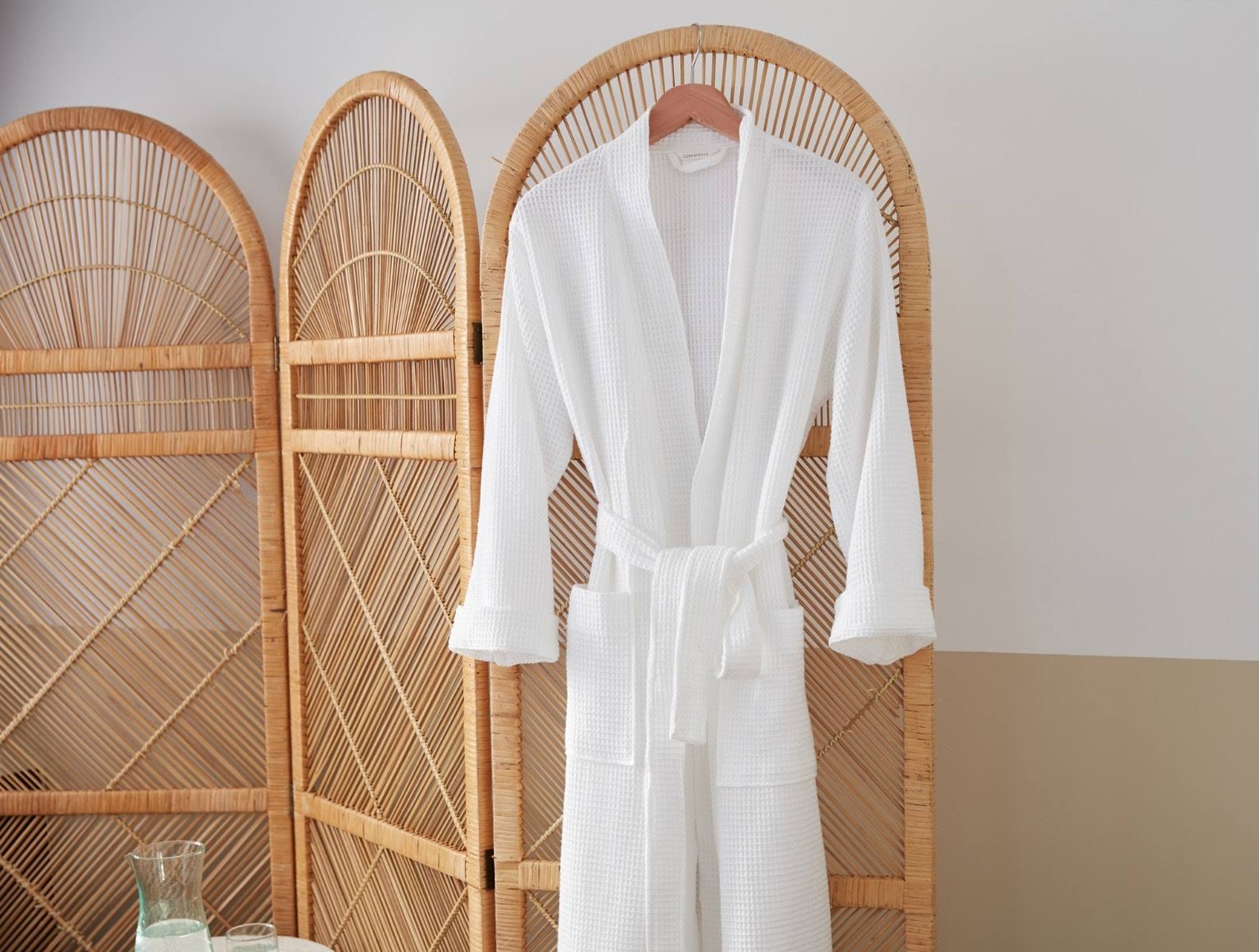 Organic Waffle Robe A78546