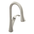Spot Resist Stainless High Arc Pulldown Kitchen Faucet B2343