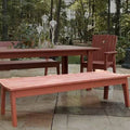 Blackwash Wooden Picnic Bench J108