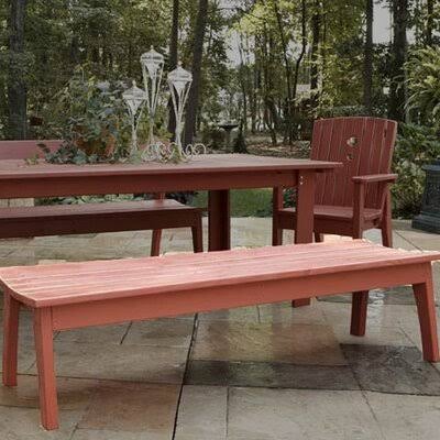 Blackwash Wooden Picnic Bench J108