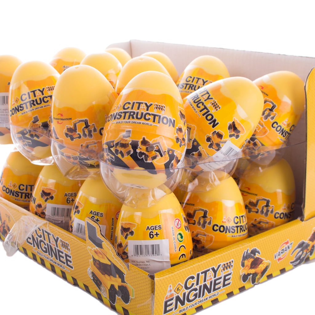 6 Filled Eggs Building Block Set N92616
