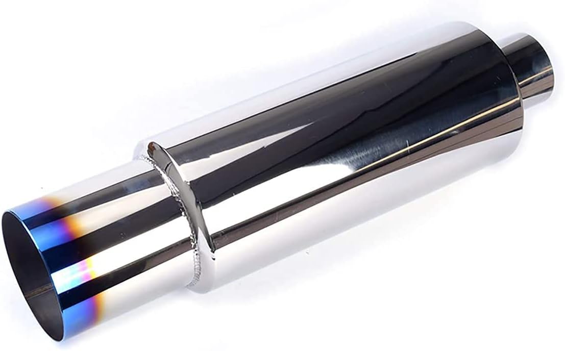 Stainless Steel Exhaust Tip, 18.5" Length, 2.5'' Inlet 4'' Outlet, Pack of 2 F12152