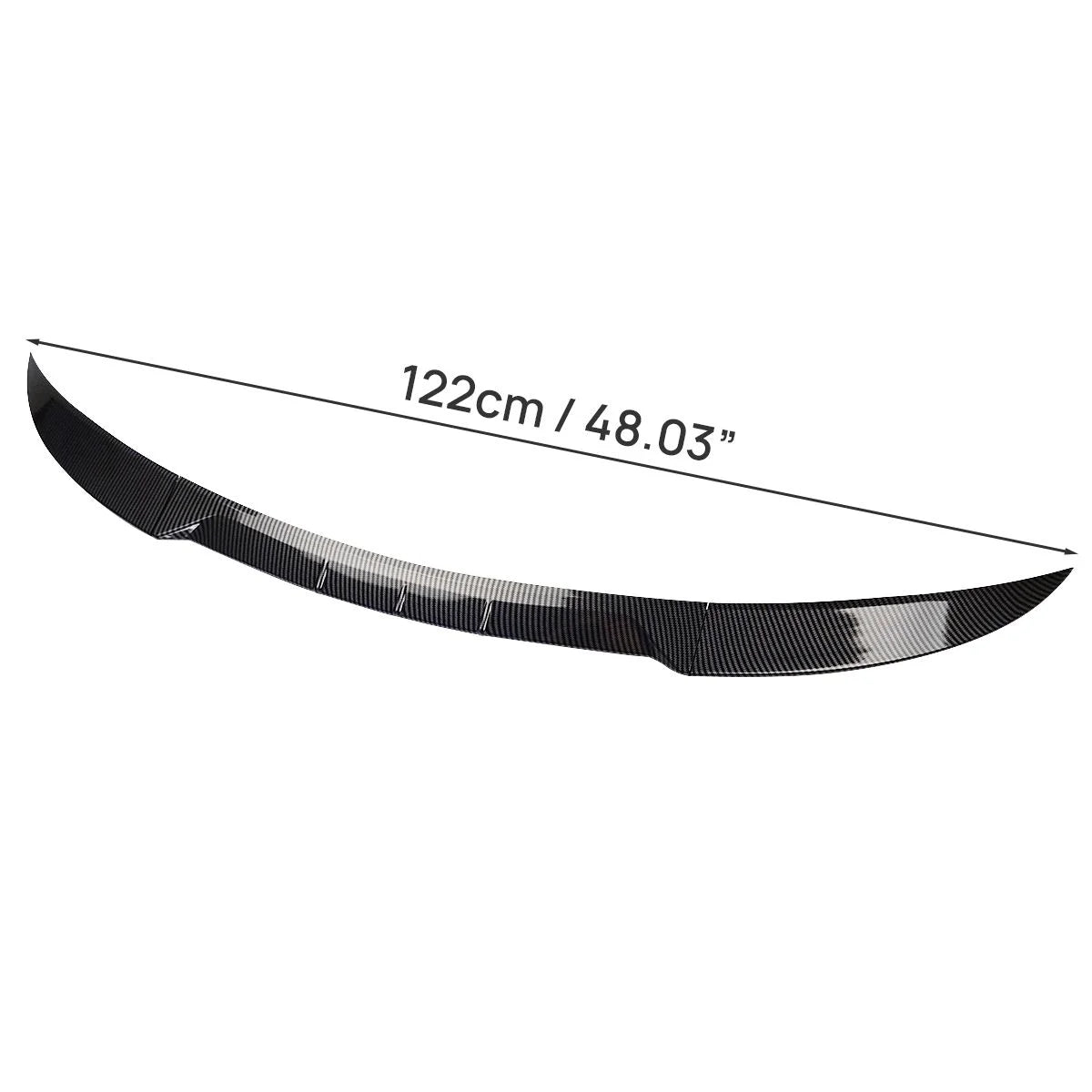 Carbon Fiber Look ABS Rear Spoiler Tail Wing F7943