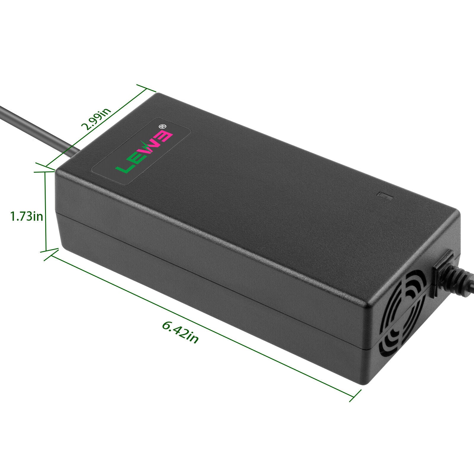 54.6V 2A E-bike Charger for 48V Li-ion Battery 5.5x2.1/2.5mm Tip T30369