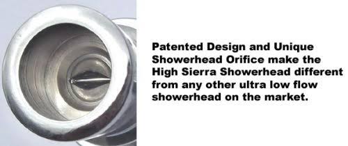 High Sierra Solid Metal Handheld Shower Head Kit with Slip-Free Grip E576