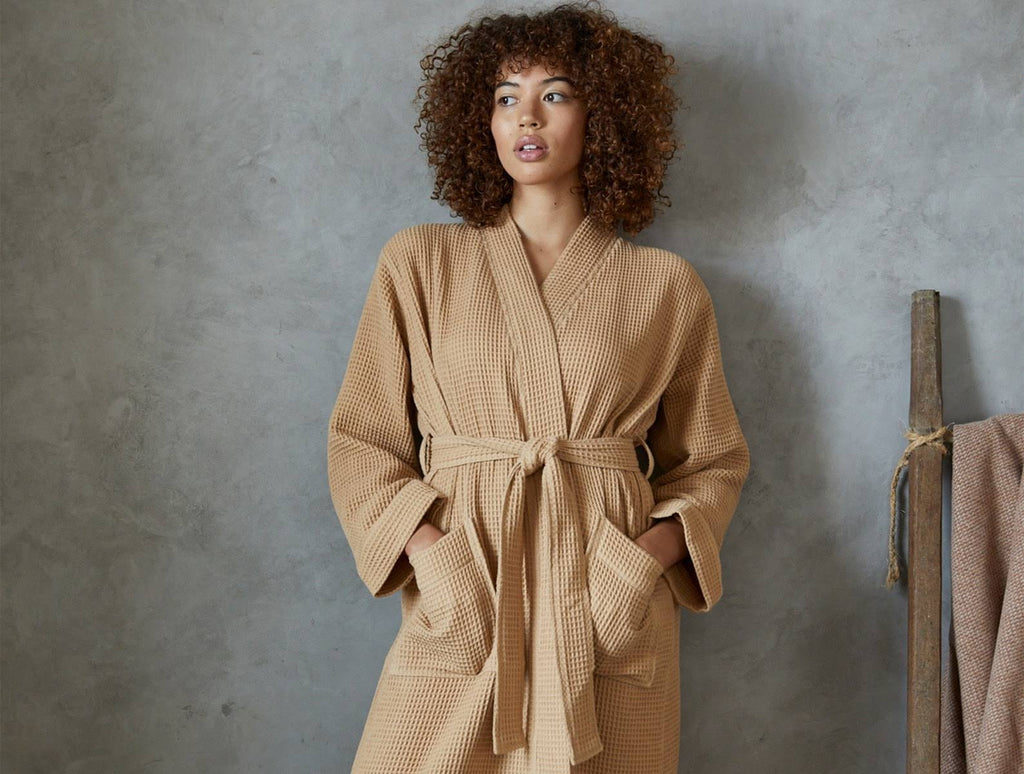Organic Waffle Robe A78546