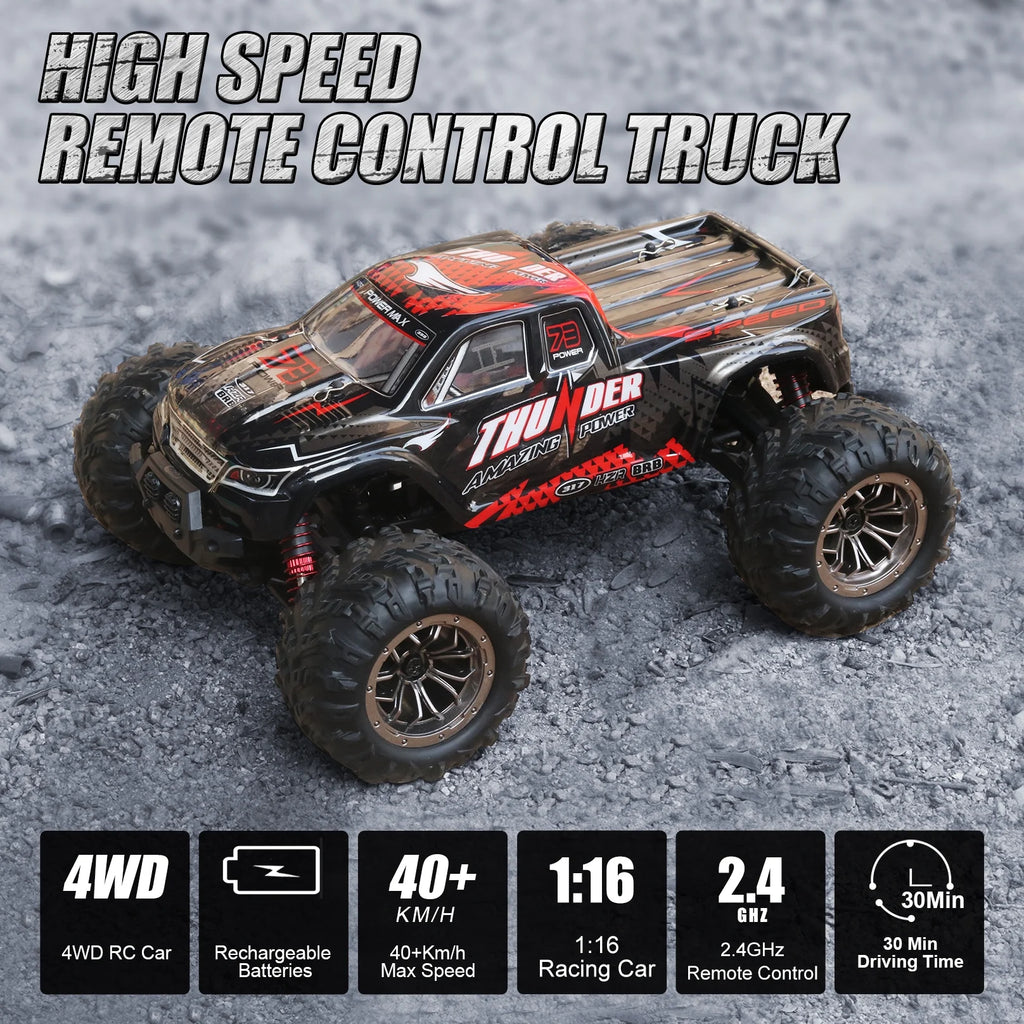1:16 Scale 4WD 2.4 GHz RC Monster Truck E800082