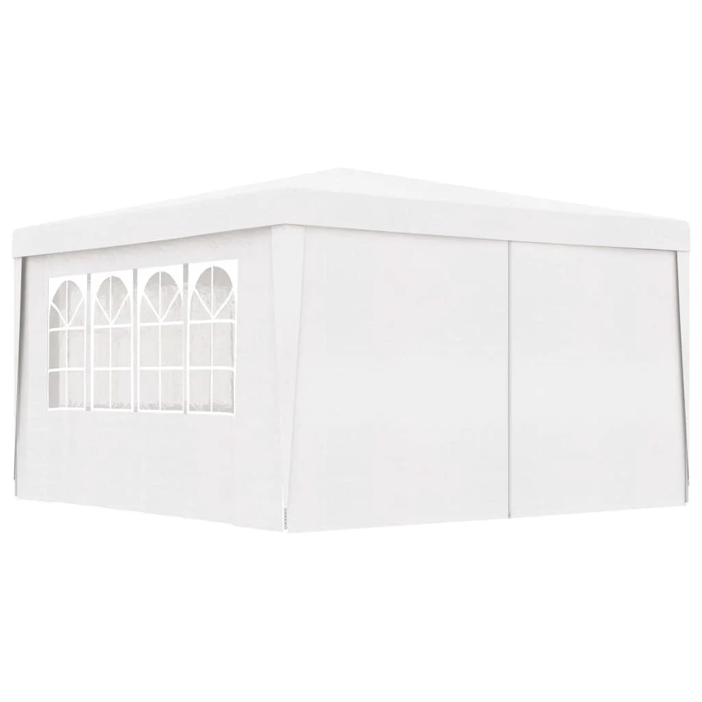 White Party Tent with Side Walls 13.1'x13.1' I2069