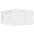White Party Tent with Side Walls 13.1'x13.1' I2069