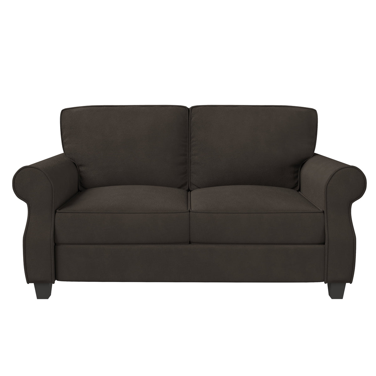Brown Loveseat Sofa Q425