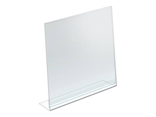 Clear L-Shaped Desktop Sign Holder (Pack of 10) D907466