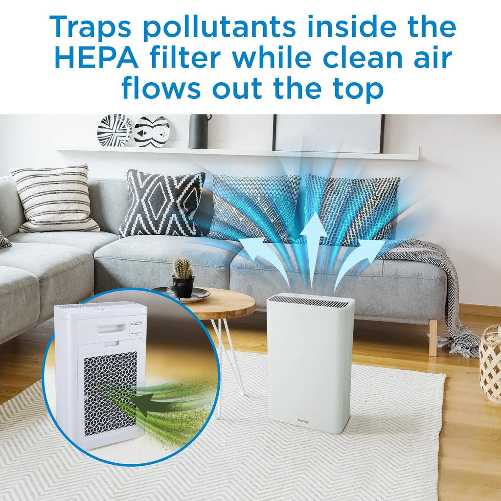 White True HEPA Air Purifier D367