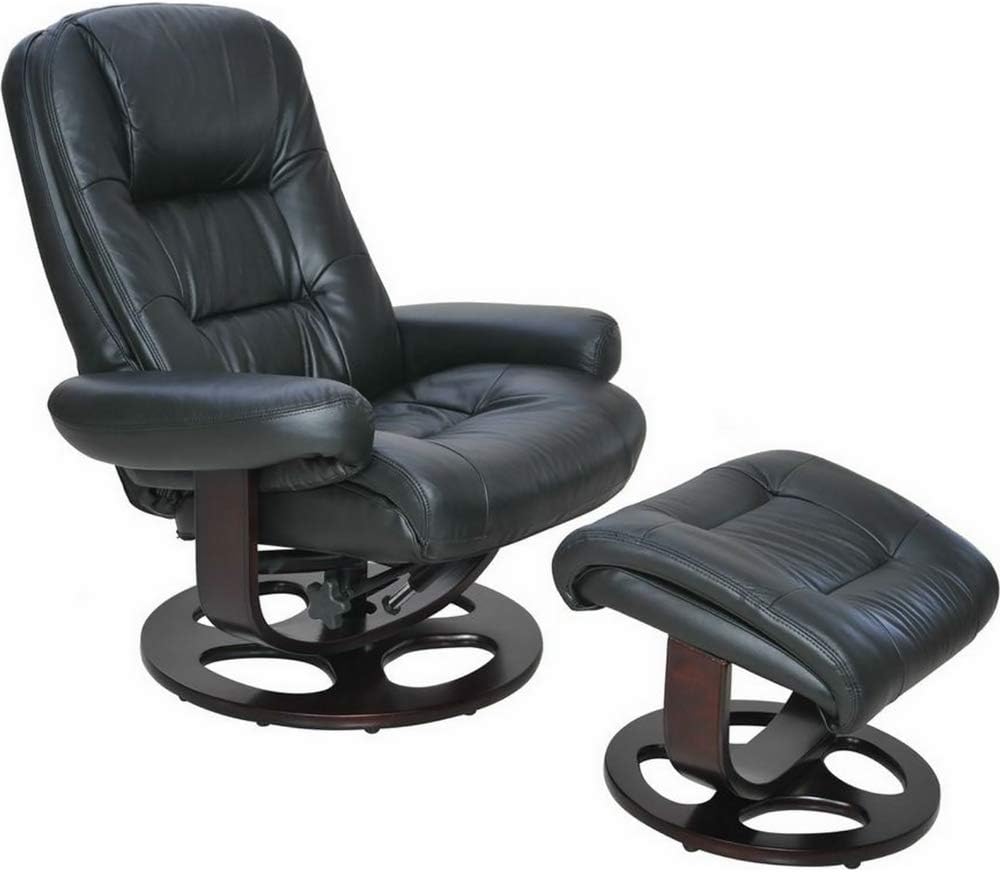 Marlene-Gray Pedestal Recliner Q37620