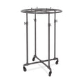 36" Round Garment Rack, Adjustable Height Y7116
