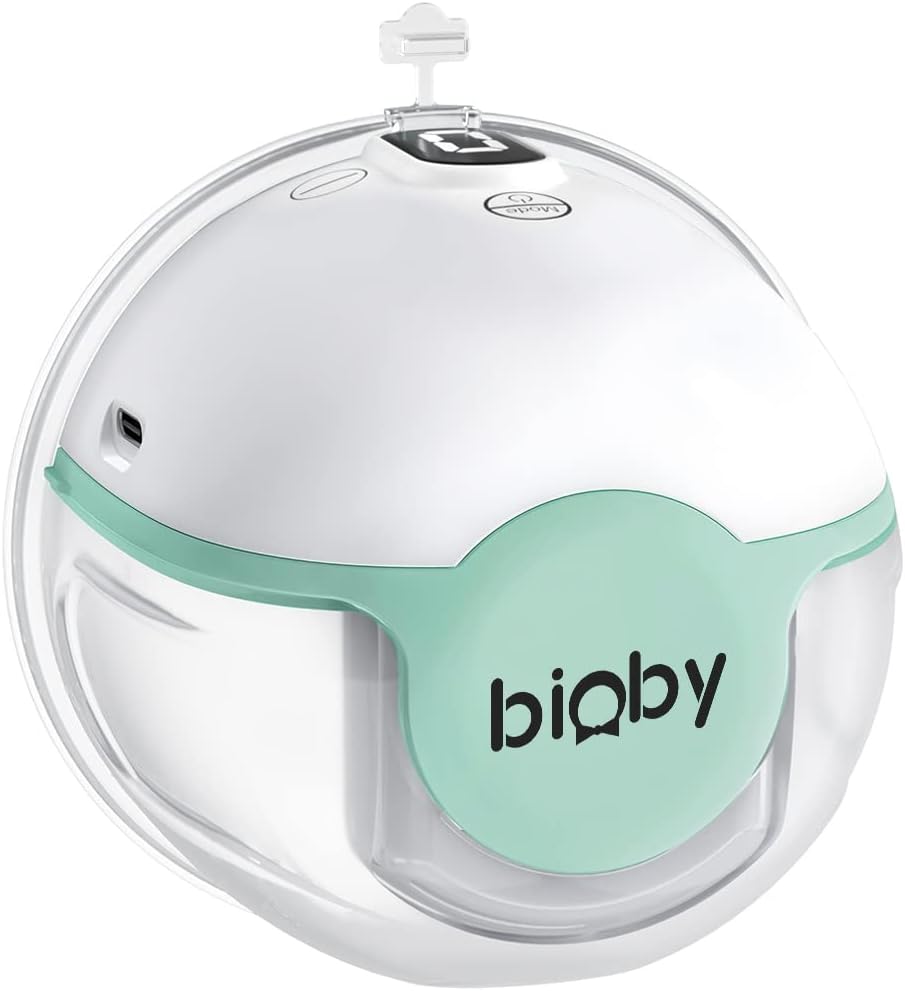 Electric Wearable Breast Pump with LCD Display, 24mm Flange, Pack of 2 K180