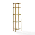 Gold Narrow Open Display Case D200473