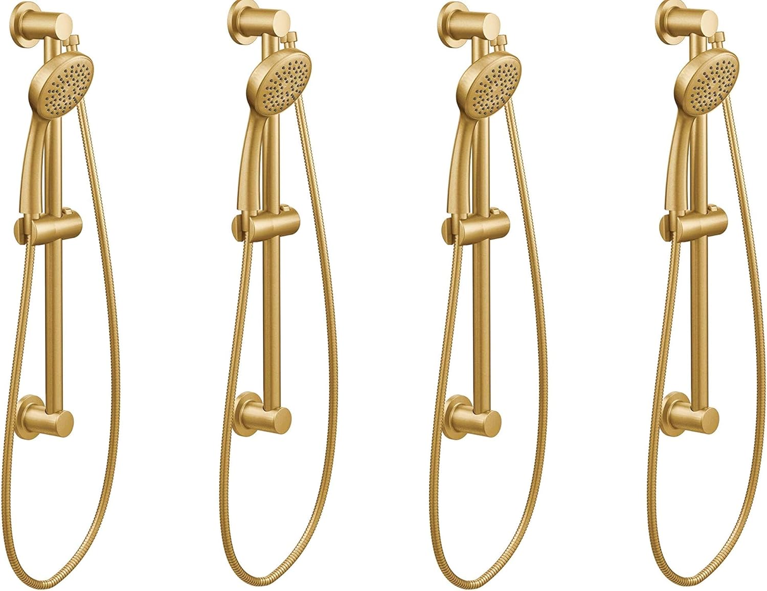 Chrome Handheld Shower with 24-Inch Slide Bar and 59-Inch Hose U59073