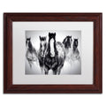 Winter Rumble Artwork Wood Frame, 16 by 20-Inch, White Matte U36042