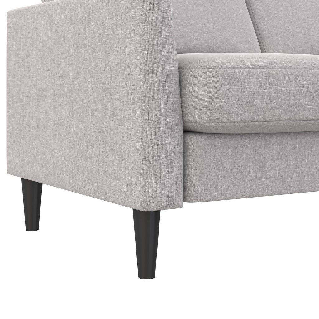Light Gray Linen Sofa Sectional M61175