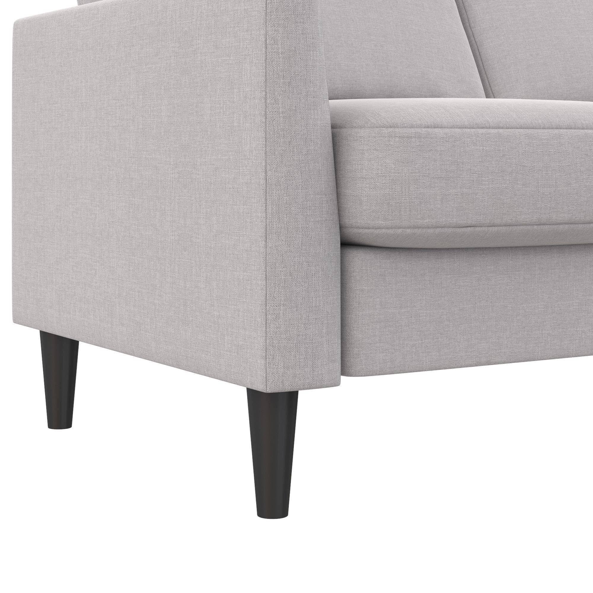 Light Gray Linen Sofa Sectional M61175