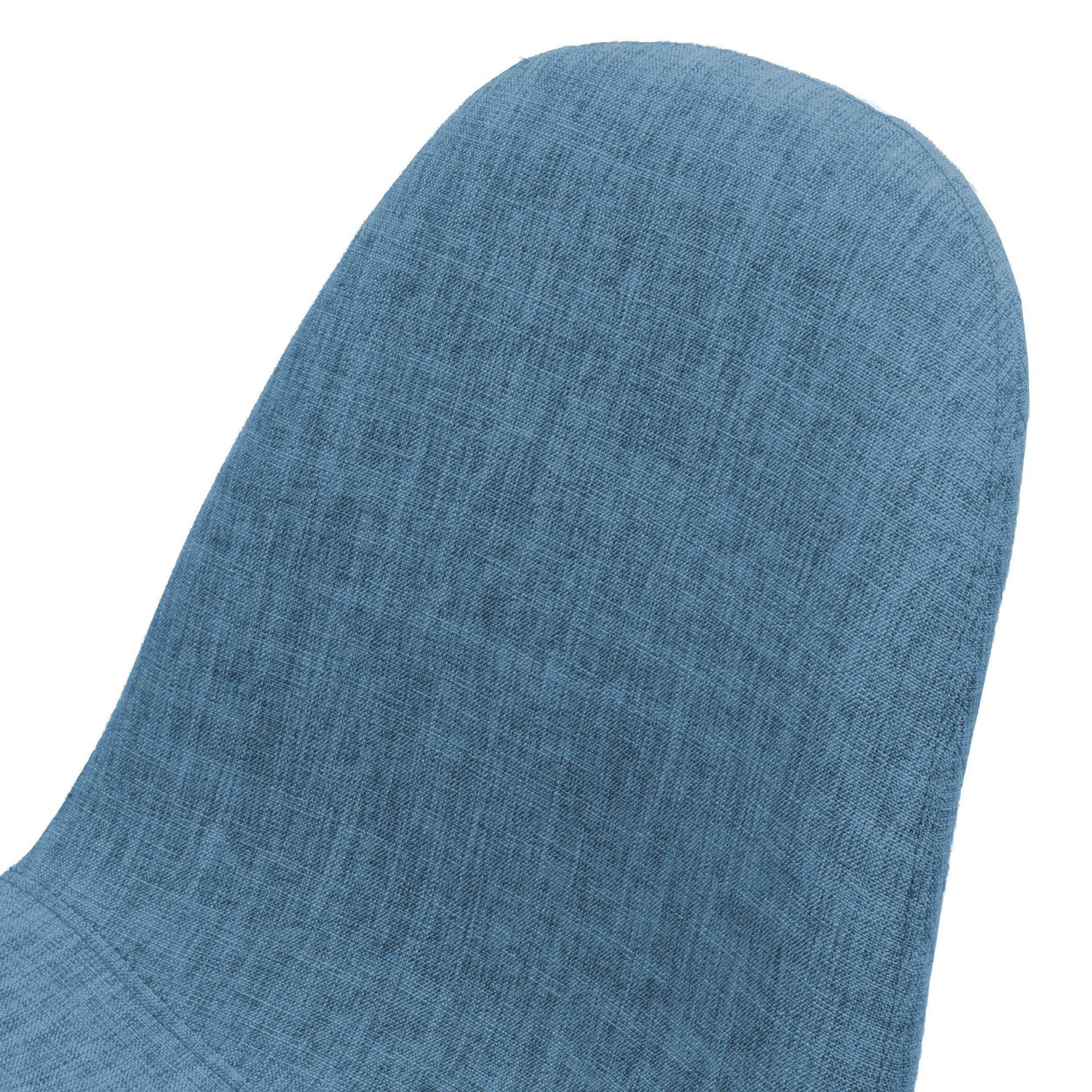 Blue Fabric Dining Chair Set of 2 V635603