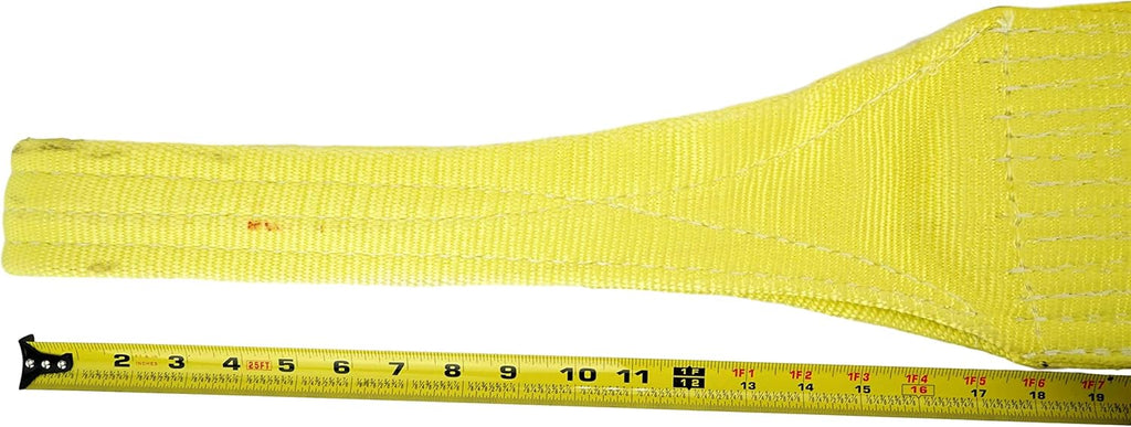Nylon Lifting Slings, Eye & Eye, 2 Ply, 2 x 20', Pack of 2 I7437