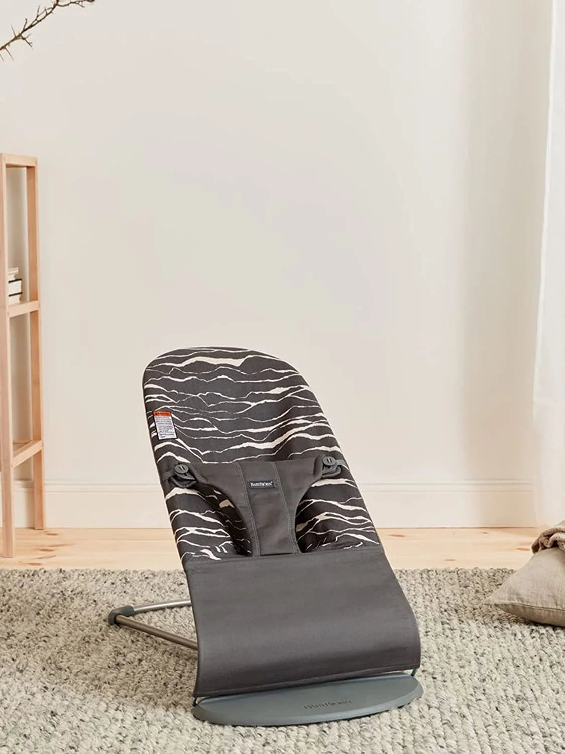 Dark Gray Cotton Baby Bouncer E365