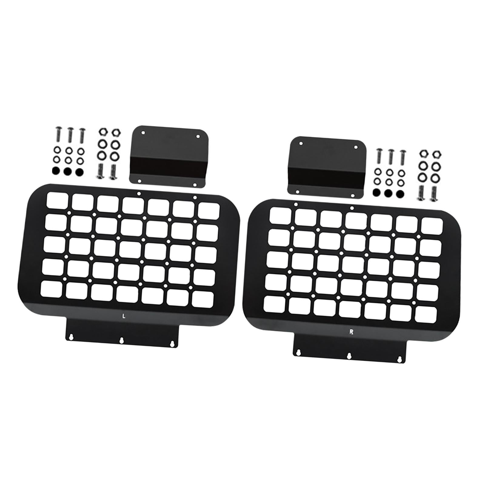 2x Rear Window Side Storage Racks Internal Expansion Accessories Multifunction Rack Rear Cargo Luggage Storage Carrier B415085