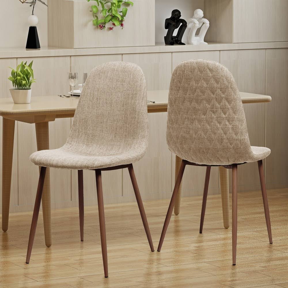Blue Fabric Dining Chair Set of 2 V635603