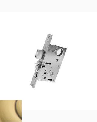 Satin Brass Brown Left Hand Lever Mortise Lock Less Cylinder L7541