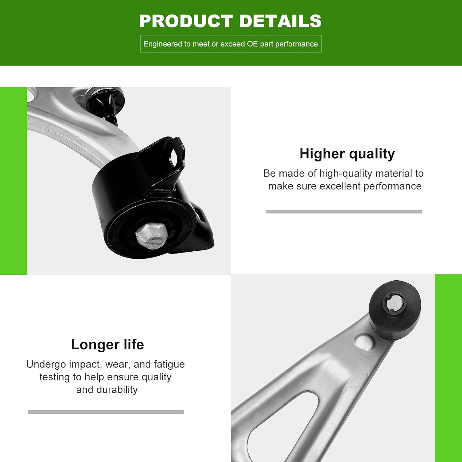 2pcs Front Upper Control Arm with Ball Joint C204173