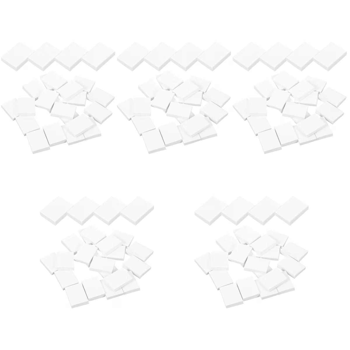 150 pcs Doll House Mini Books Blank Paintable R37055