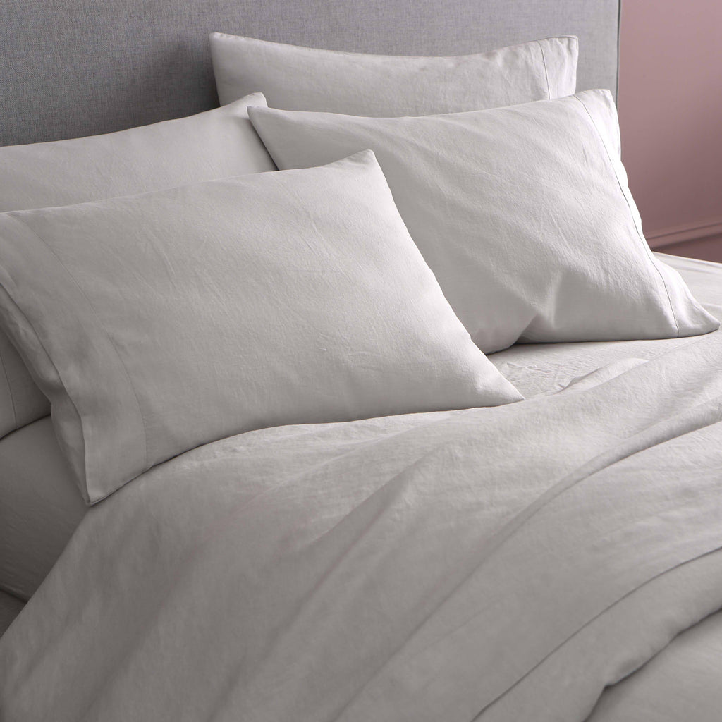 California King French Linen Duvet Cover Z32927