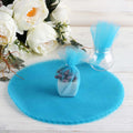 Turquoise 12" Tulle Circles 5 Packs of 25pcs P85975
