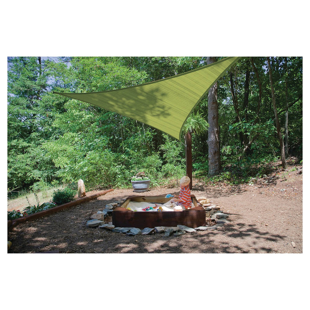 16& Lime Green Triangle Shade Sail H917