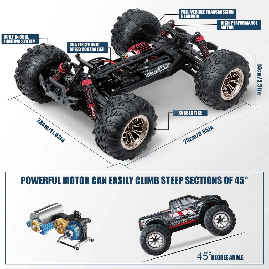 1:16 Scale 4WD 2.4 GHz RC Monster Truck E800082