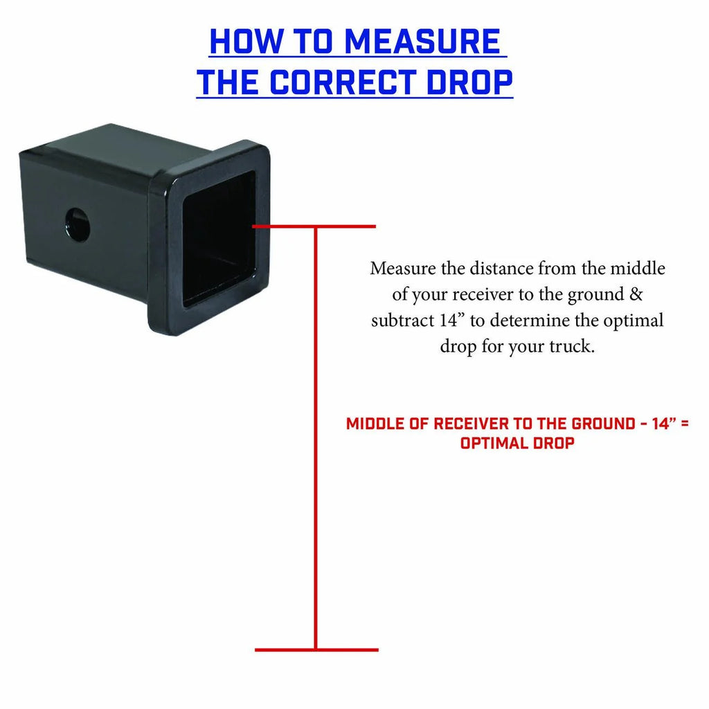 Adjustable Drop Hitch with Dual-Ball, Pintle Lock, Stabilizer Kit for 2.5" Receiver L1269