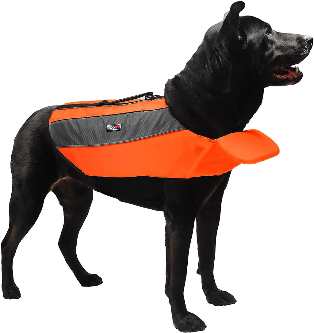 Neon Pink Dog Life Vest Flotation Device U5641