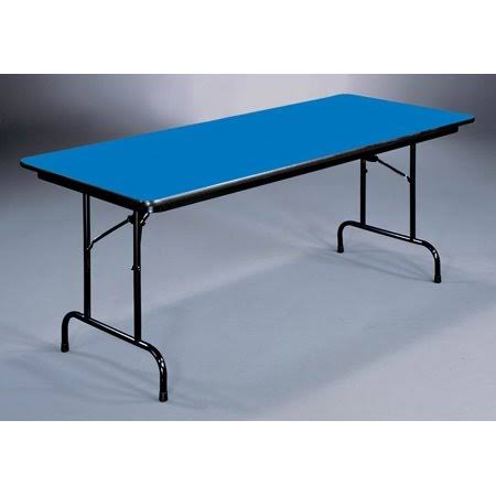 Folding Table 36 in. x 72 in. Blue S7874